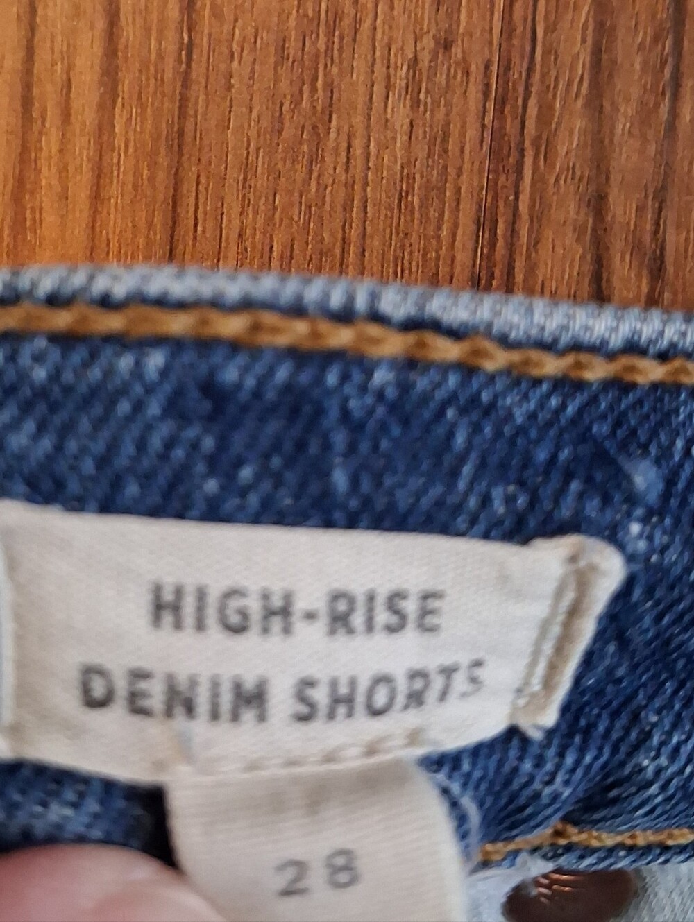 Madewell Blue Denim Cutoff Shorts - Picture 4 of 4